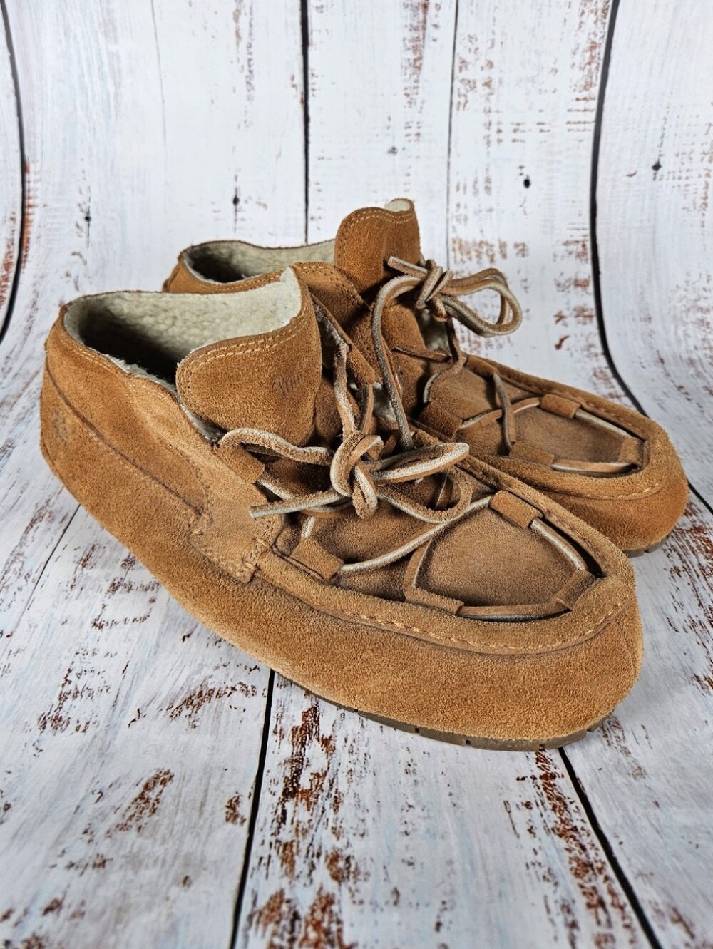 Timberland Houseboots / Brown Suede Moccasin Chukka / Mens Size 10